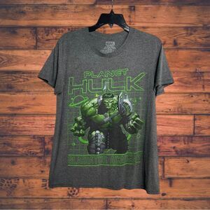 5‎ for $25🔥Marvel Planet Hulk Gladiator Academy Grey T-Shirt Medium